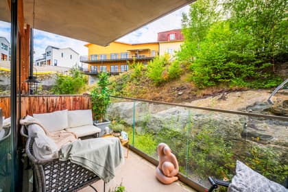 Balkong eller utsiktsbild