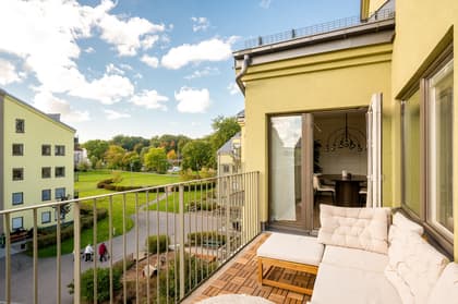 Balkong eller utsiktsbild