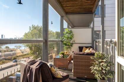 Balkong eller utsiktsbild