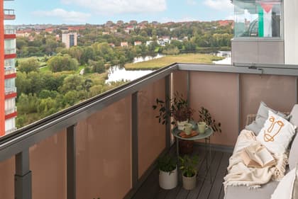 Balkong eller utsiktsbild