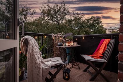 Balkong eller utsiktsbild