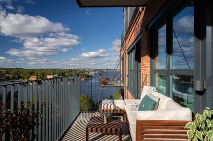 Balkong eller utsiktsbild