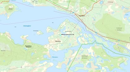 Illustrerad karta över fastigheten eller området