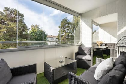 Balkong eller utsiktsbild