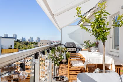 Balkong eller utsiktsbild