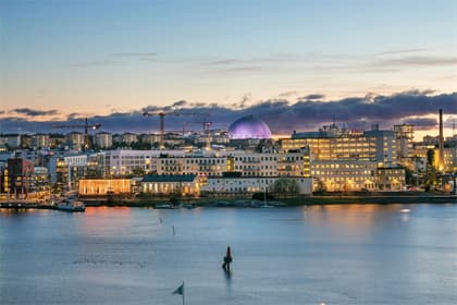 Balkong eller utsiktsbild