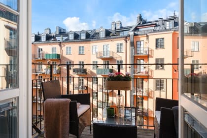 Balkong eller utsiktsbild