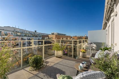 Balkong eller utsiktsbild