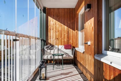 Balkong eller utsiktsbild