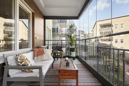 Balkong eller utsiktsbild