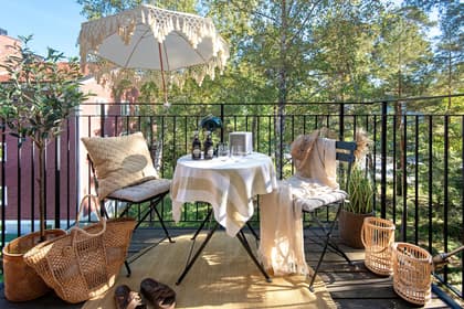 Balkong eller utsiktsbild