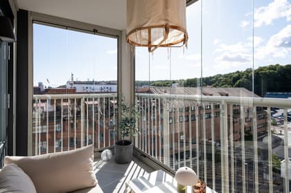 Balkong eller utsiktsbild