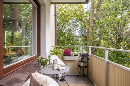 Balkong eller utsiktsbild