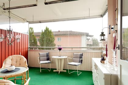 Balkong eller utsiktsbild