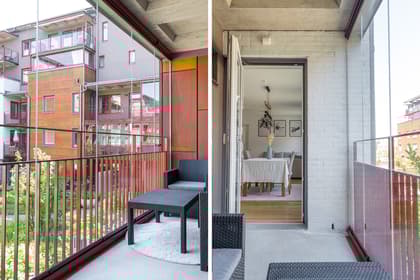 Balkong eller utsiktsbild