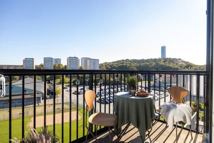 Balkong eller utsiktsbild