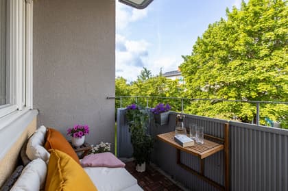 Balkong eller utsiktsbild