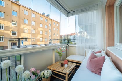 Balkong eller utsiktsbild