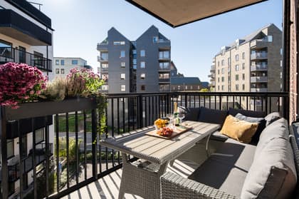 Balkong eller utsiktsbild