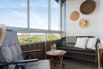 Balkong eller utsiktsbild