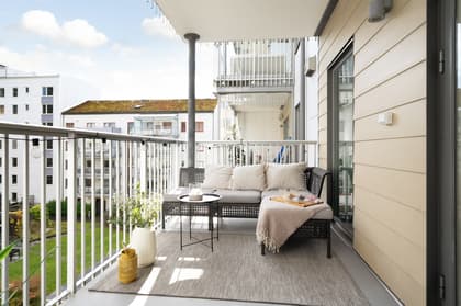 Balkong eller utsiktsbild