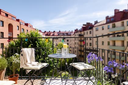 Balkong eller utsiktsbild