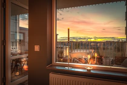 Balkong eller utsiktsbild