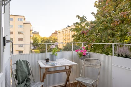 Balkong eller utsiktsbild