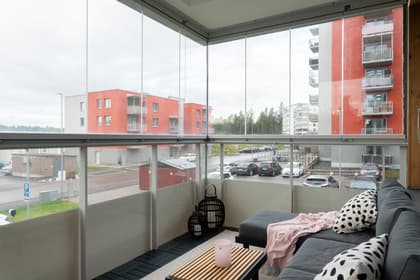 Balkong eller utsiktsbild