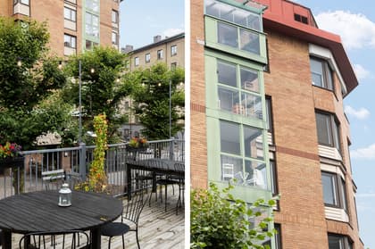 Balkong eller utsiktsbild