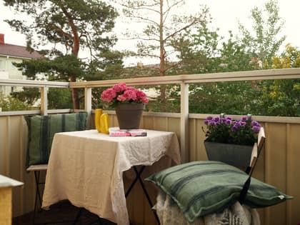 Balkong eller utsiktsbild