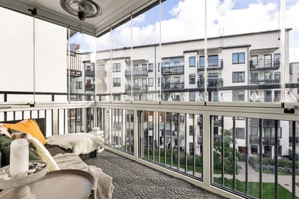 Balkong eller utsiktsbild