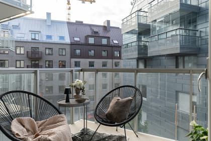 Balkong eller utsiktsbild