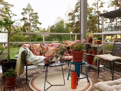 Balkong eller utsiktsbild