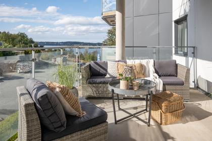 Balkong eller utsiktsbild