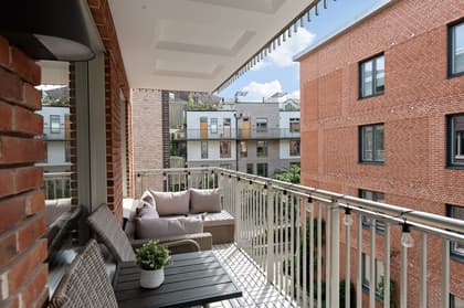 Balkong eller utsiktsbild