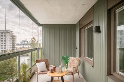 Balkong eller utsiktsbild