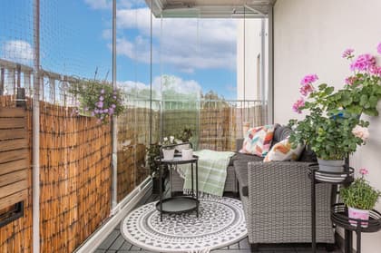 Balkong eller utsiktsbild