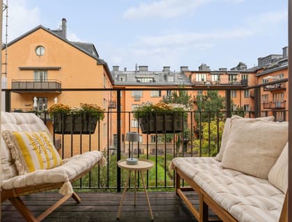 Balkong eller utsiktsbild