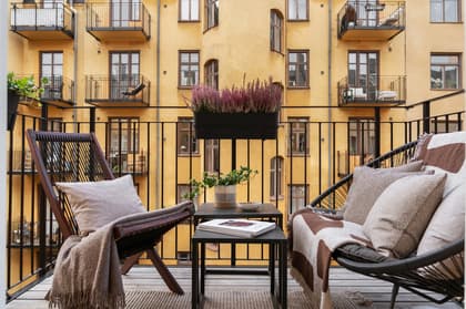 Balkong eller utsiktsbild