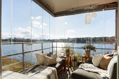 Balkong eller utsiktsbild