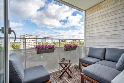 Balkong eller utsiktsbild