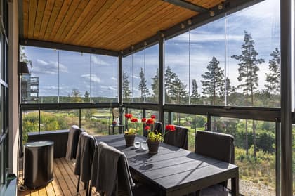 Balkong eller utsiktsbild