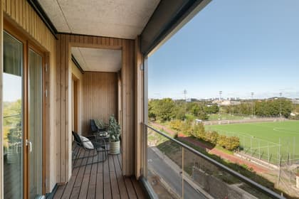 Balkong eller utsiktsbild