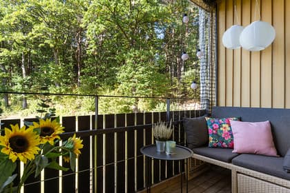 Balkong eller utsiktsbild