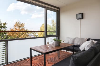 Balkong eller utsiktsbild