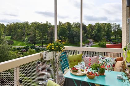 Balkong eller utsiktsbild