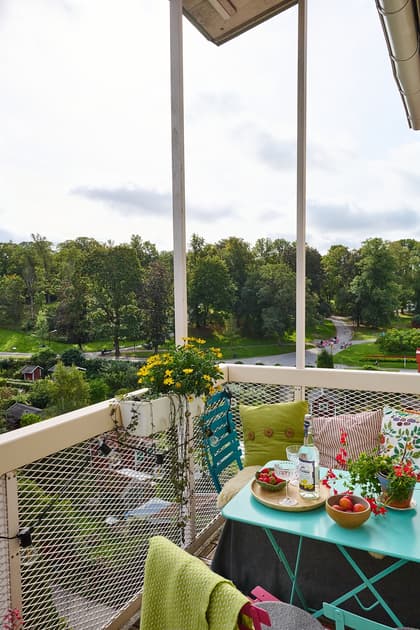 Balkong eller utsiktsbild