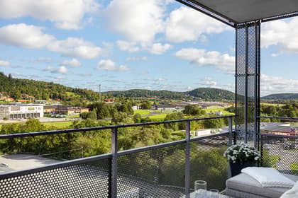 Balkong eller utsiktsbild