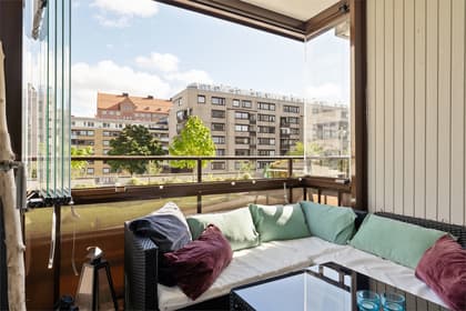 Balkong eller utsiktsbild